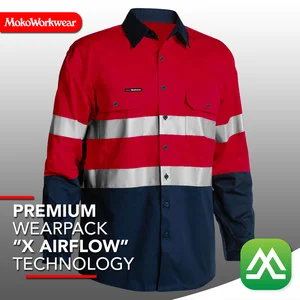 Mokoworkwear Wearpack Safety Airflow Red Navy 