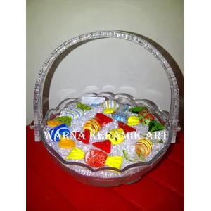 Permen Keranjang Kristal 1 Set