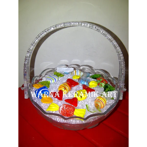 Permen Keranjang Kristal 1 Set