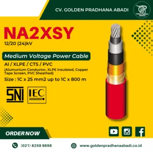 Kabel Listrik NA2XSY 20kV 1x240 mm2 20kV Kabelmetal (KMI)