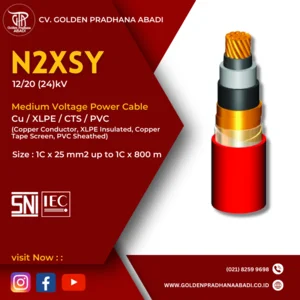 Kabel Listrik N2XSY 20kV 1x185 mm2 20kV Kabelmetal (KMI)