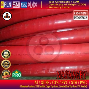 3x150 mm2 Al/XLPE/CTS/PVC/STA/PVC 12/20 (24)kV Cable