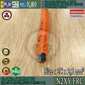 Kabel FRC N2XY 2x2.5 mm2 500V Kabelmetal (KMI) 