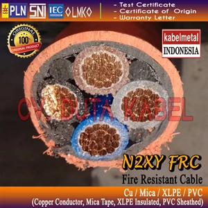 Fire Resistant Cable (FRC) 4x25 mm2 Cu/Mica/XLPE/PVC 1kV