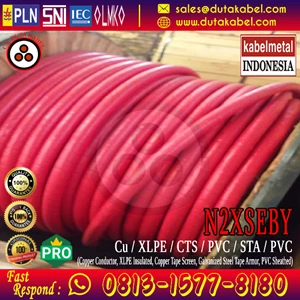 Cu / XLPE / CTS / PVC / STA / PVC 12/20 (24)kV Cable