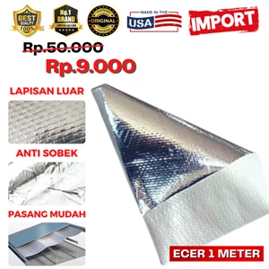 Alumunium Foil Single Woven Premium Ecer 1 Meteran
