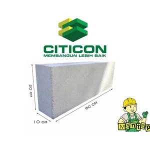 HEBEL / BATA RINGAN AAC CITICON GRADE A1 FREE ONGKIR & BONGKAR