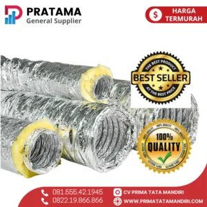 Flexible Duct Insulated 4" / Alumunium Flexible Ducting Isolasi 4"