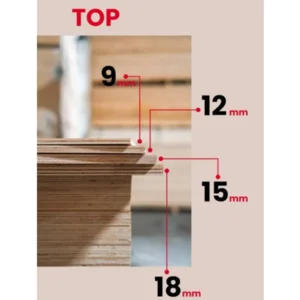 Triplek / Multiplek / Plywood 122x244cm Triplek ALBA / SENGON - 12mm
