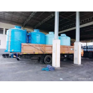 Tangki Fiber Silinder Tandon Air Roof Tank Tangki Tanam Ukuran Custom