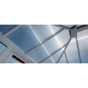 atap Polycarbonate Twinlite  transparan 2.1 m x 5.9 m ( 1/2 roll ) 4mm