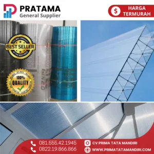  Twinlite atap Polycarbonate terbaik uk 2.1 m x 11.8 m (1 roll)