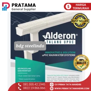 TALANG ALDERON / Pipa Talang Air Alderon 830 upvc 3 meter - 1 SET
