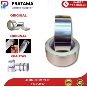 Lakban aluminium tape tahan panas foil  isolasi 100% aluminium Aluminium Tape