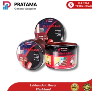 Tape Flashband 5 cm 1 roll/Lakban Anti Bocor/ Lem Atap Talang/Penambal - 5 cm Aluminium Tape