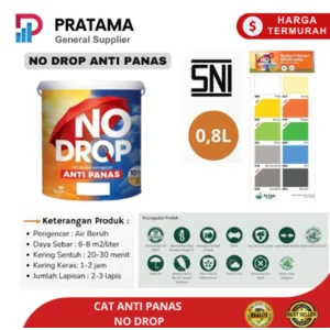 No Drop Anti-Heat Paint 1kg (nett 0.8L) leak-proof coating paint - Other colors