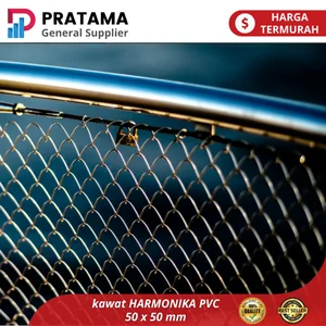 Kawat Harmonika PVC SNI BWG16 50x50 Kawat Pagar Harmonika pvc custom  surabaya