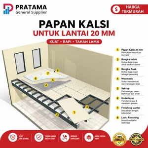 Kalsifloor 20MM  kalsiboard UNTUK LANTAI  PAPAN SEMEN KALSI surabaya papan kalsium silikat