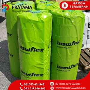 Insulasi Pipa AC - Insulflex Roll Tebal 3/8 inch ( 10mm ) x 1 2m x 9 14m Busa Insulasi Bahan Rubber
