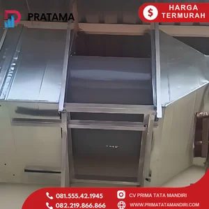 Ducting BJLS Lokfom Ducting HVAC Bahan Galvanis & Galvanil 0 80 mm LEMBARAN 1 2m x 2 4m