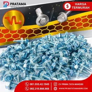 600pcs Rumping Drilling 12x20 Kepala Hex Washer – Self Drilling Screw VLambahan (Tipe / Kapasitas / Ukuran / Spesifikasi)