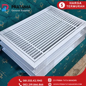 Manhole Bar Grille Aluminium 60x60 cm Ducting Almunium Finishing Powder Coating