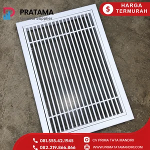 Linier Bar Grille Manhole 45cm x 45cm - Grill Aluminium - Grill Ducting Plafon HVAC Surabaya