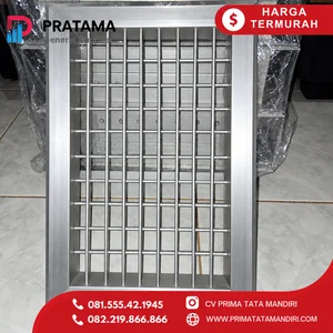 Supply Air Vent Grille Ducting Ventilation Ventilasi Plafon HVAC 40x30cm Ukuran Dalam
