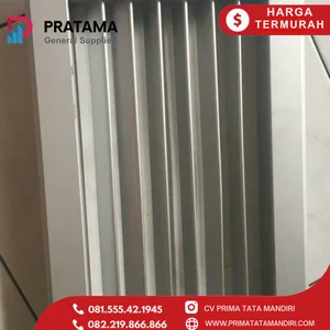 RAG Return air grill Exhaust Air Grill Ventilasi AC ukuran 60 x 30 cm Coating Putih Surabaya