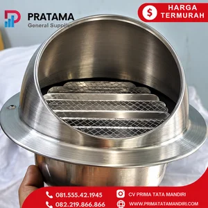 Ventilasi Udara Dinding Langit 6 inch Aluminium Wall Air Vent Cap Grille Ducting Ventilation