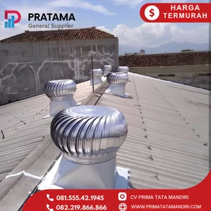 Turbin Ventilator Atap Rumah 42 inch Stainless WIMAX Exhaust Blower Atap Rumah Surabaya