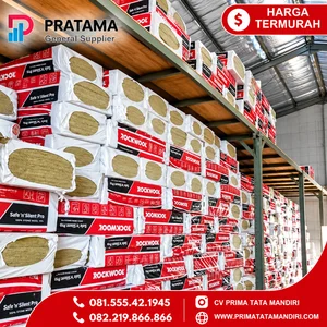 Rockwool Peredam Panas Atap Jawa Timur 1200x600x50 mm D80kg – Insulasi Thermal import