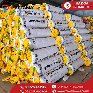 Glasswool Roll 30m Tebal 25mm Ducting HVAC D16kg – Material Insulasi Saluran Udara Surabaya
