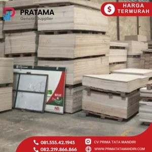 Kalsiboard Surabaya Papan Fiber Semen 1 2m x 2 4m Untuk Plafon Tebal 4mm