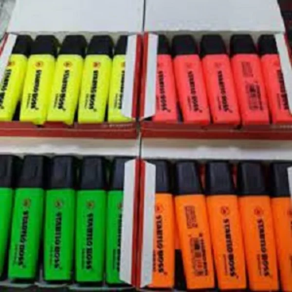 Stabillo Merek Boss Kuning Hijau Orange