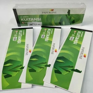 Alat Tulis Lainnya Buku Kwitansi Tanggung Paperline/Buku Kuitansi Ppl/Kwitansi Sedang