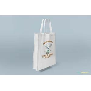Tas Spunbond Tebal Ukuran 40 Cm X 40 Cm Dengan Sablon Berwarna 2 Sisi