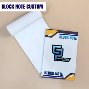 Block Note Custom Tambah Isi