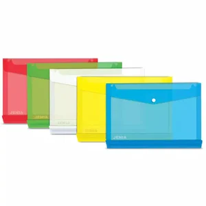 Map Plastik Kancing Folio F4 Dokumen 1 Lusin Isi 12 Pcs