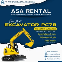 Sewa Excavator PC78 By Anugrah Sarana Abadi Asa