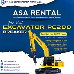 Excavator PC200 - Breaker  By Anugrah Sarana Abadi Asa