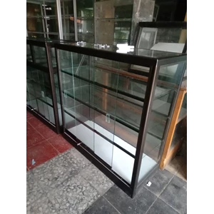 Glass Aluminum Showcase Size 100x50x1 10 Cm