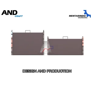 Pintu Penahan Banjir Custom 100x70 cm Baja