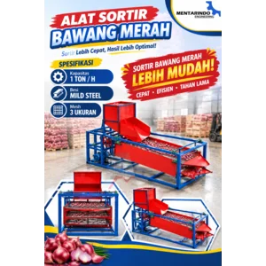 Mesin Grading Bawang 1 TPH 3 Mesh