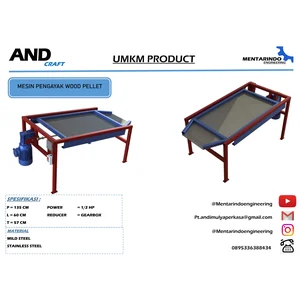 Mesin Pengayak Wood Pellet 135x60x57 cm