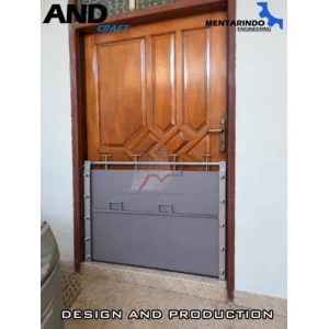 Pintu Anti Banjir Minimalis 120x50 cm Custom