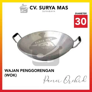 Wajan Aluminium Tebal Premium Elegant Wajan Orchid Panci Orchid 30cm