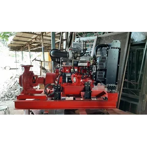  Pompa Pemadam Kebakaran Ebara Diesel Fire Pump Kapasitas 500 Gpm Head 80 Mtr