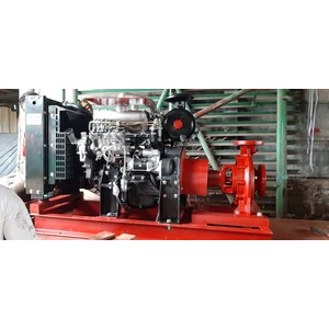  Pompa Pemadam Kebakaran Ebara Diesel Fire Pump Kapasitas 500 Gpm Head 80 Meter