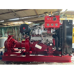  Pompa Pemadam Kebakaran Ebara Diesel Fire Pump Kapasitas 750 Gpm Head 130 Meter